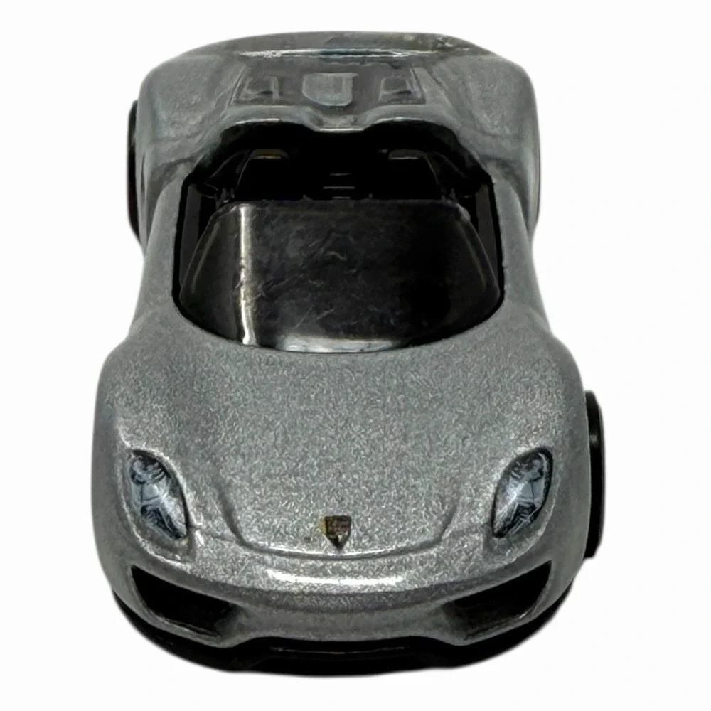 2017 HOT WHEELS PORSCHE 918 SPYDER CONVERTIBLE SILVER 1:64 DIECAST 2 3/4